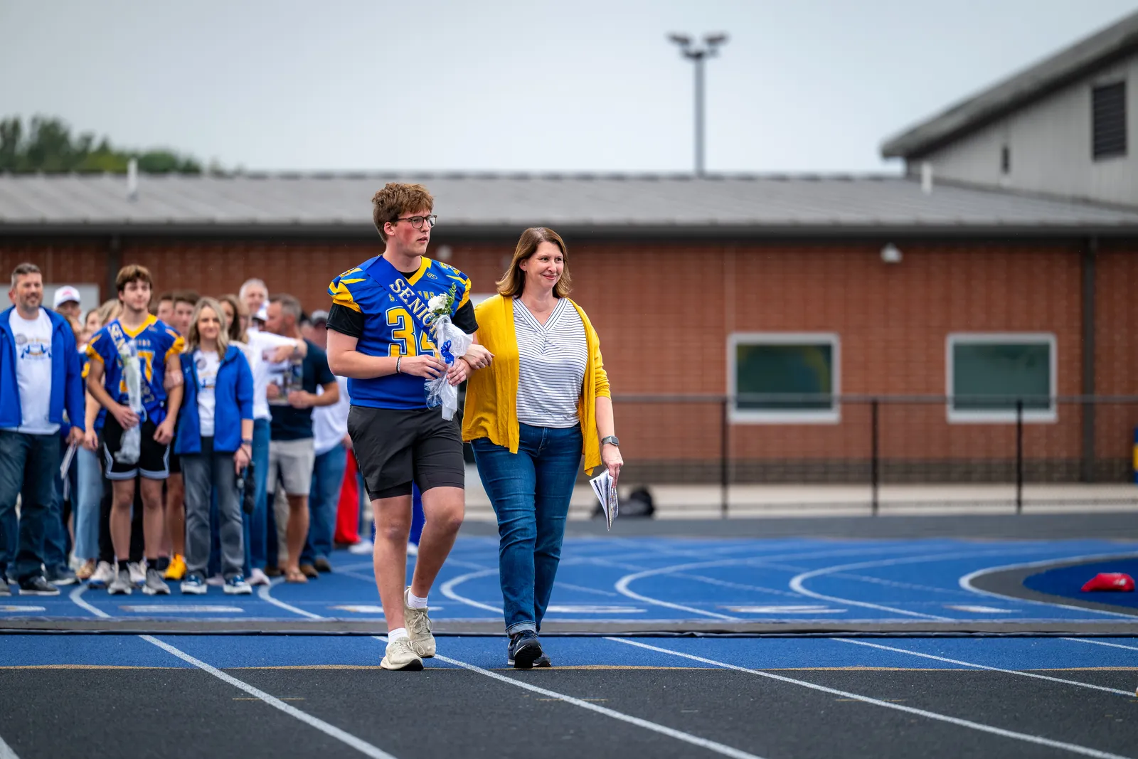 Unified Flag Football action shot — Homestead, Fort Wayne Indiana