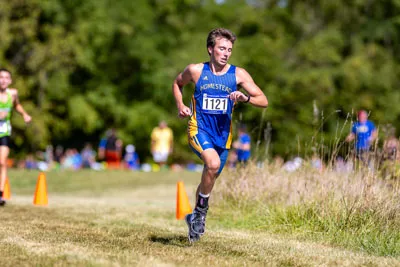 Cross Country action shot — Homestead, Fort Wayne Indiana