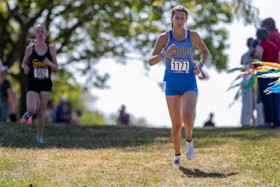 Cross Country action shot — Homestead, Fort Wayne Indiana