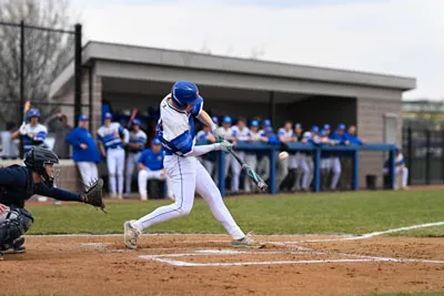 Baseball action shot — Homestead vs. Bellmont, Fort Wayne Indiana