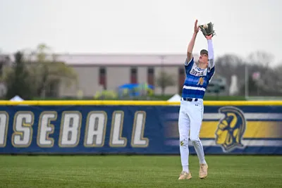 Baseball action shot — Homestead vs. Bellmont, Fort Wayne Indiana