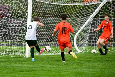 Boys Soccer action shot — Summit vs. Edgewood, Fort Wayne Indiana