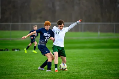 Boys Soccer action shot — Summit vs. Norwell, Fort Wayne Indiana