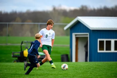 Boys Soccer action shot — Summit vs. Norwell, Fort Wayne Indiana