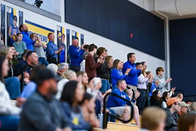 Boys Volleyball action shot — Homestead vs. Woodlan, Fort Wayne Indiana