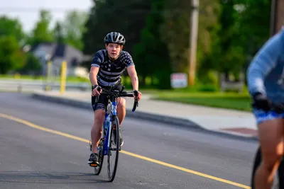 Triathlon action shot — Youth Sports, Fort Wayne Indiana