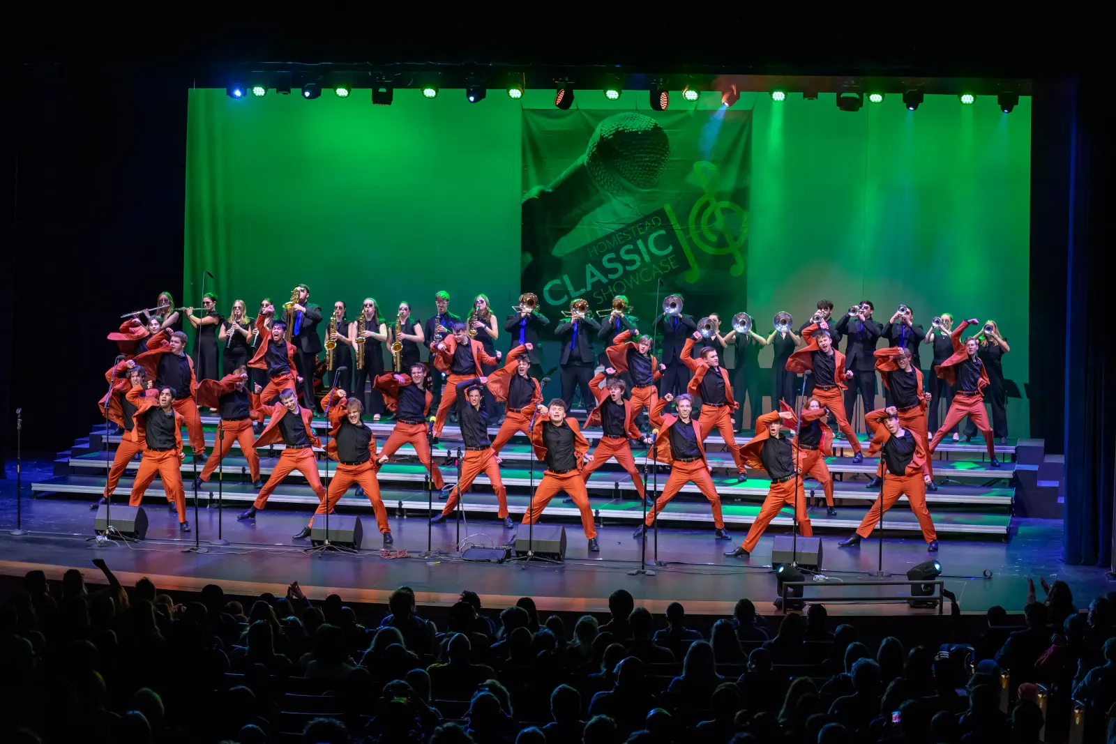 Show Choir action shot — Homestead, Fort Wayne Indiana