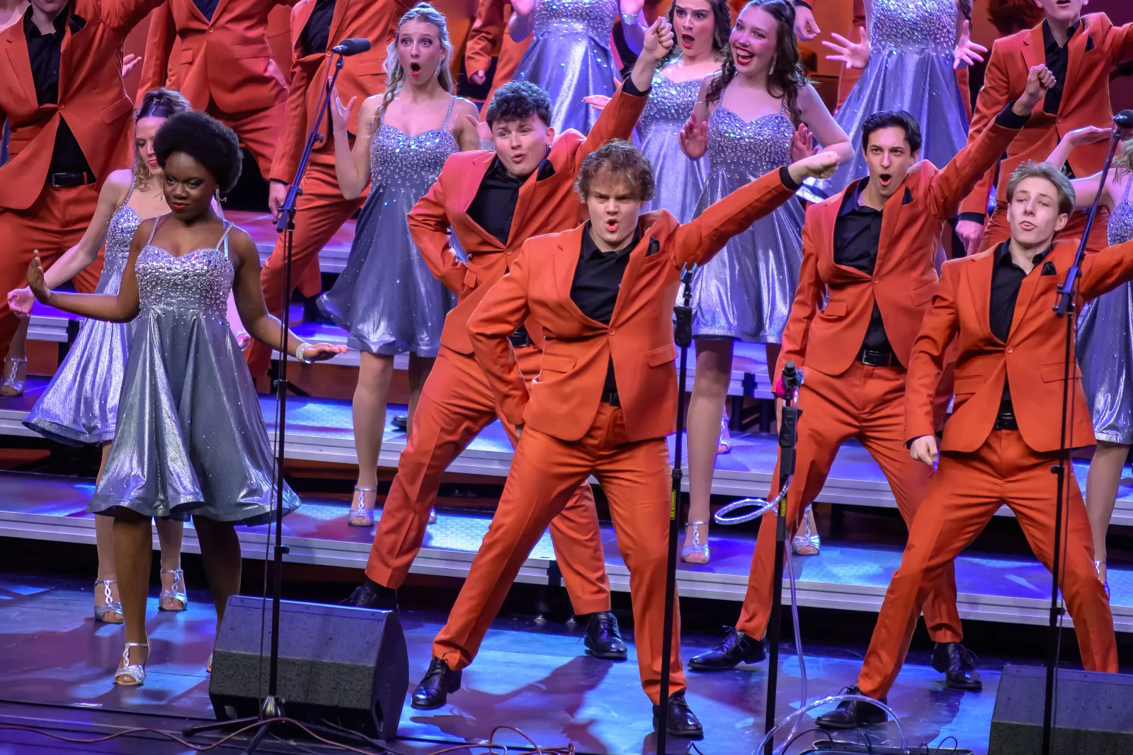 Show Choir action shot — Homestead, Fort Wayne Indiana