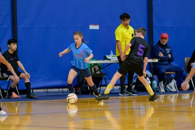 Futsal action shot — Alianza, Fort Wayne Indiana