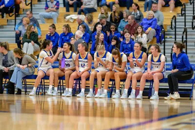 Girls Basketball action shot — Homestead vs. Wayne, Fort Wayne Indiana