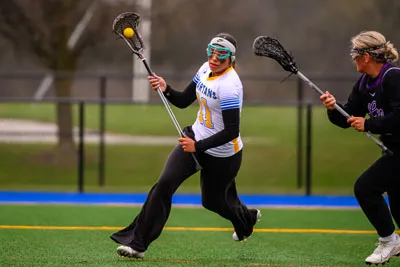 Girls Lacrosse action shot — Homestead vs. Leo, Fort Wayne Indiana