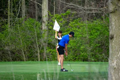 Golf action shot — Homestead vs. Warsaw, Fort Wayne Indiana
