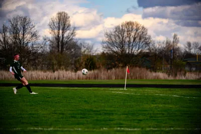 Girls Soccer action shot — Summit vs. Blackhawk Christian, Fort Wayne Indiana