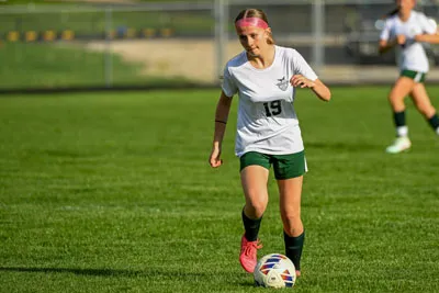 Girls Soccer action shot — Summit vs. Edgewood, Fort Wayne Indiana