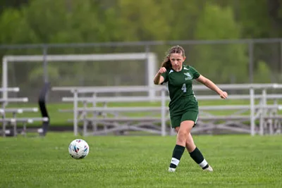 Girls Soccer action shot — Summit vs. Maple Creek, Fort Wayne Indiana