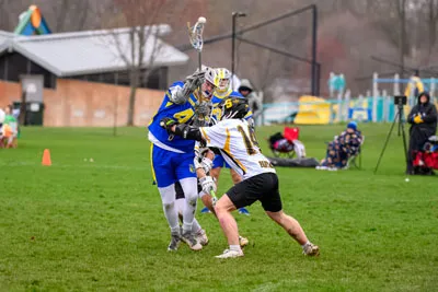 Boys Lacrosse action shot — Homestead vs. Snider, Fort Wayne Indiana