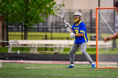 Boys Lacrosse action shot — Homestead vs. North Central, Fort Wayne Indiana