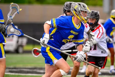 Boys Lacrosse action shot — Homestead vs. North Central, Fort Wayne Indiana