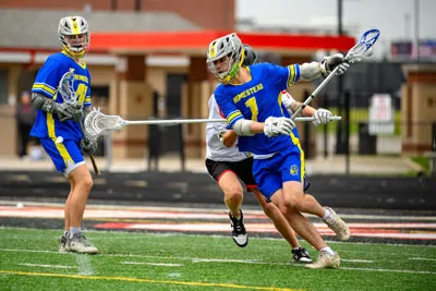Boys Lacrosse action shot — Homestead vs. North Central, Fort Wayne Indiana