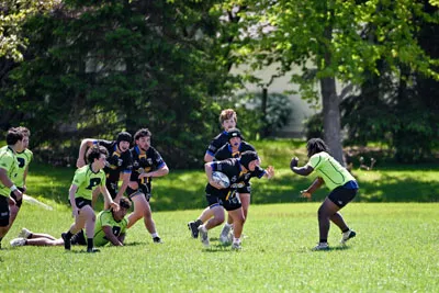 Rugby action shot — Homestead vs. Pendleton, Fort Wayne Indiana