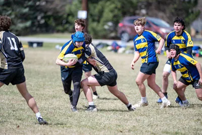 Rugby action shot — Homestead vs. Noblesville, Fort Wayne Indiana