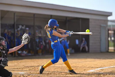 Softball action shot — Homestead vs. South Adams, Fort Wayne Indiana