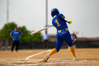 Softball action shot — Homestead vs. Carroll, Fort Wayne Indiana