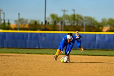 Softball action shot — Homestead vs. Snider, Fort Wayne Indiana