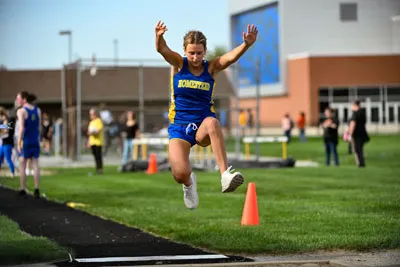 Unified Track action shot — Homestead vs. Warsaw, Fort Wayne Indiana